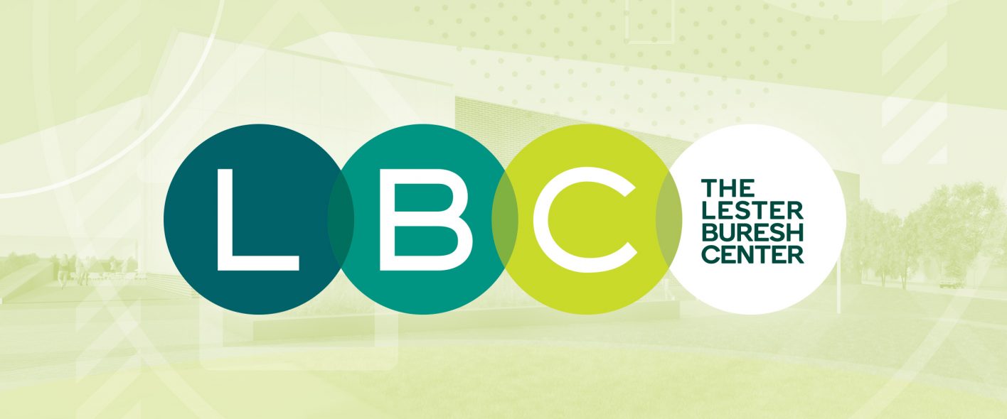 Lester Buresh Center portfolio page header with LBC logo